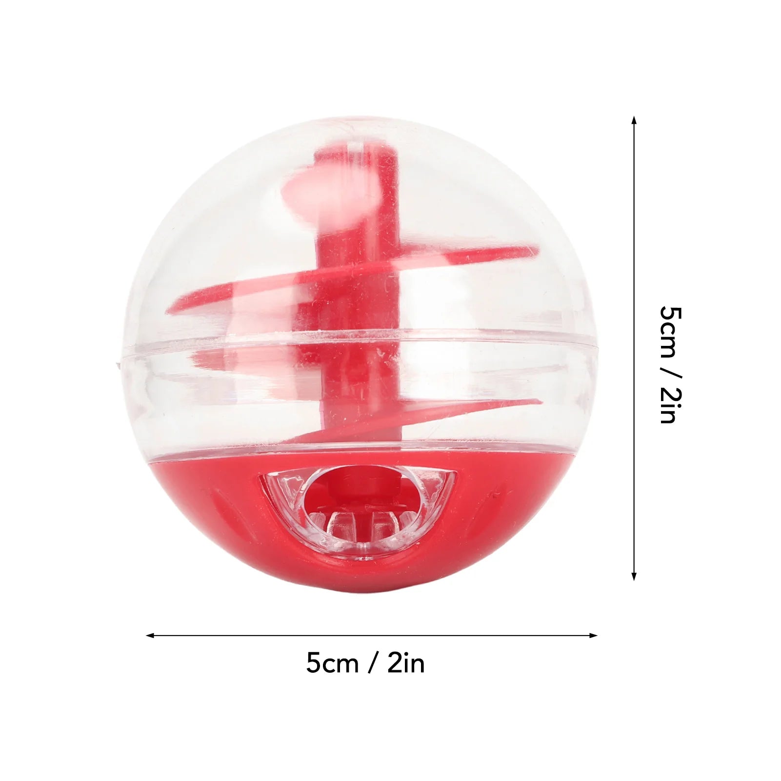Cat Food Dispensing Ball Cat Treat Dispensing Ball Bite Resistant Interactive Pet Slow Feeder Puzzle Ball for Kitten