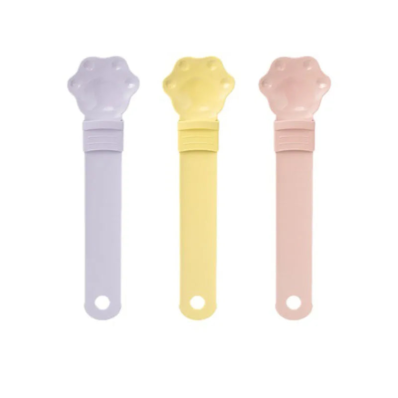 Cat Strip Squeeze Spoon Cat Strip Feeder Cat Spoon Wet Treat Squeeze Treat Spoon Cat Food Spoon Hole Pet Cat Squeeze Spoons
